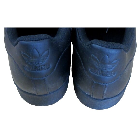 Adidas Men's Superstar Leather Shoes Core Triple Black Sizes NIB EG4957 - Picture 5 of 5